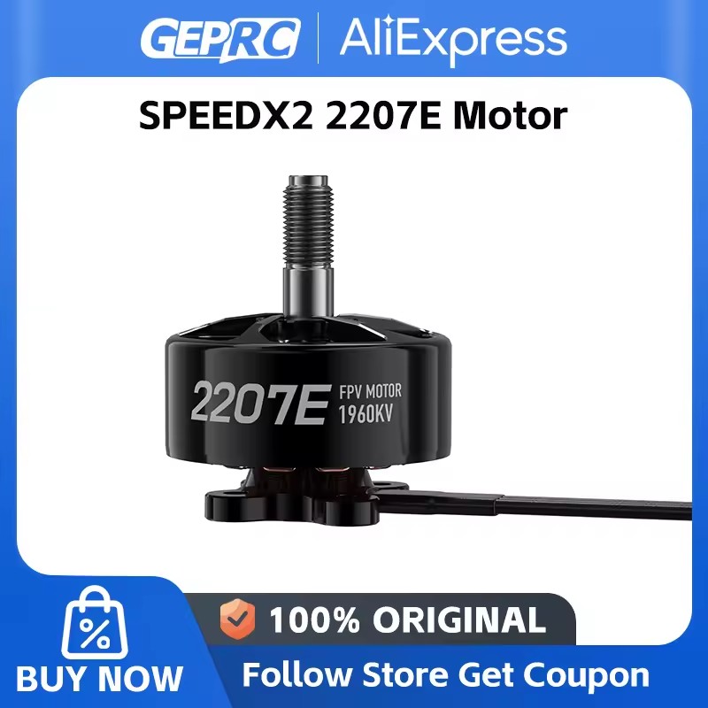 GEPRC SPEEDX2 1/2/4 Buah Motor - Foxeer Reaper F4 128K 65A Esc ulasan dan harga